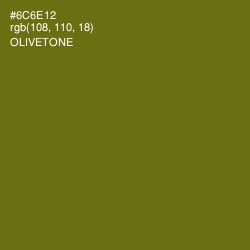 #6C6E12 - Olivetone Color Image