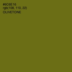 #6C6E16 - Olivetone Color Image