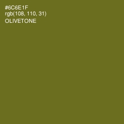 #6C6E1F - Olivetone Color Image