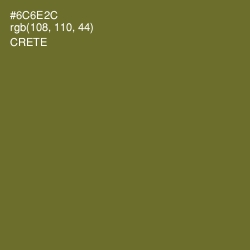 #6C6E2C - Crete Color Image