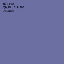 #6C6FA1 - Deluge Color Image