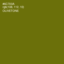 #6C700A - Olivetone Color Image