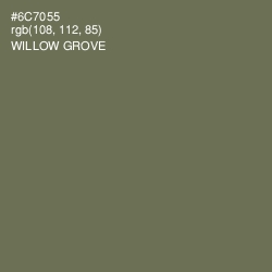 #6C7055 - Willow Grove Color Image