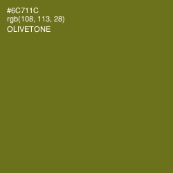 #6C711C - Olivetone Color Image