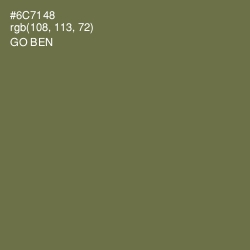 #6C7148 - Go Ben Color Image