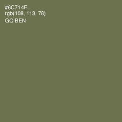 #6C714E - Go Ben Color Image