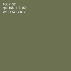 #6C7152 - Willow Grove Color Image