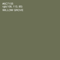 #6C7155 - Willow Grove Color Image