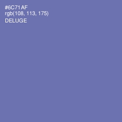 #6C71AF - Deluge Color Image