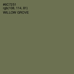 #6C7251 - Willow Grove Color Image