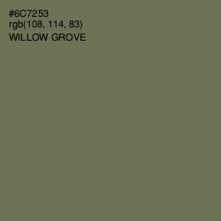 #6C7253 - Willow Grove Color Image