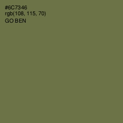 #6C7346 - Go Ben Color Image