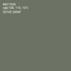 #6C7365 - Dove Gray Color Image