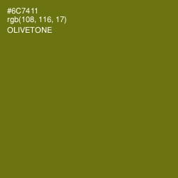 #6C7411 - Olivetone Color Image