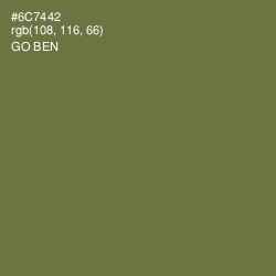 #6C7442 - Go Ben Color Image