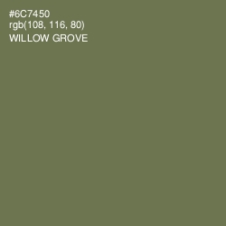 #6C7450 - Willow Grove Color Image