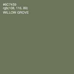 #6C7459 - Willow Grove Color Image