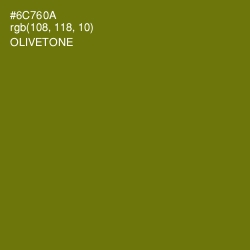 #6C760A - Olivetone Color Image