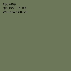 #6C7659 - Willow Grove Color Image