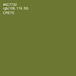 #6C7732 - Crete Color Image