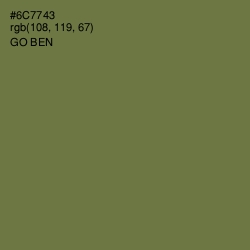 #6C7743 - Go Ben Color Image