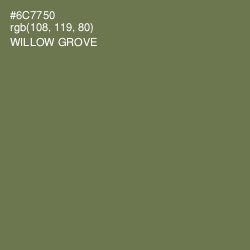 #6C7750 - Willow Grove Color Image