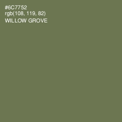 #6C7752 - Willow Grove Color Image