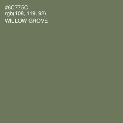 #6C775C - Willow Grove Color Image