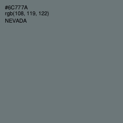 #6C777A - Nevada Color Image