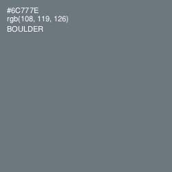 #6C777E - Boulder Color Image