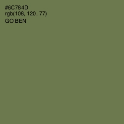 #6C784D - Go Ben Color Image