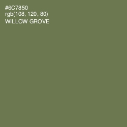 #6C7850 - Willow Grove Color Image