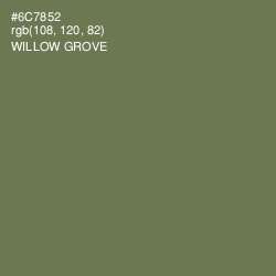 #6C7852 - Willow Grove Color Image
