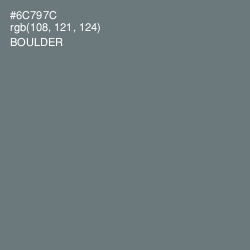 #6C797C - Boulder Color Image