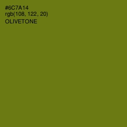 #6C7A14 - Olivetone Color Image