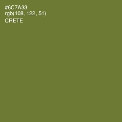 #6C7A33 - Crete Color Image