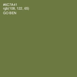 #6C7A41 - Go Ben Color Image