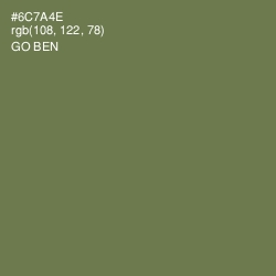 #6C7A4E - Go Ben Color Image