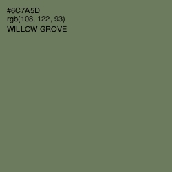 #6C7A5D - Willow Grove Color Image