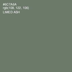 #6C7A6A - Limed Ash Color Image