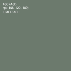 #6C7A6D - Limed Ash Color Image