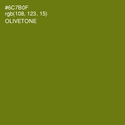 #6C7B0F - Olivetone Color Image