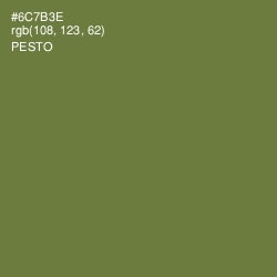 #6C7B3E - Pesto Color Image