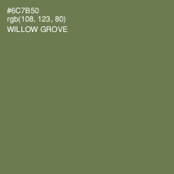 #6C7B50 - Willow Grove Color Image