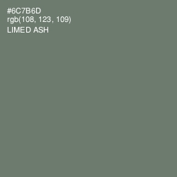 #6C7B6D - Limed Ash Color Image