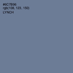 #6C7B96 - Lynch Color Image