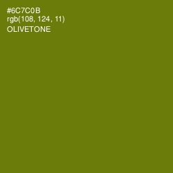 #6C7C0B - Olivetone Color Image