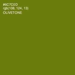 #6C7C0D - Olivetone Color Image