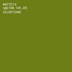 #6C7C16 - Olivetone Color Image