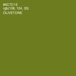 #6C7C1E - Olivetone Color Image